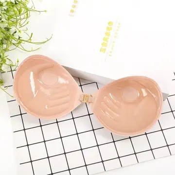 Womens Sexy Strapless Invisible Bra Silicone Gel Backless Self