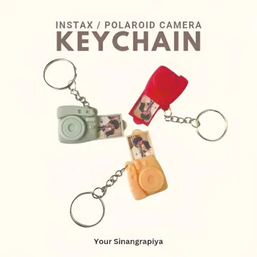 Mini on sale polaroid keychain