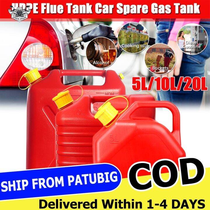 Fuel Tanks Plastic Petrol Cans Car Jerry Can Mount Motorcycle Jerrycan