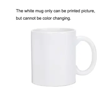 Magic Custom Photo Color Changing Coffee Mug Cup, Personalized DIY Print  Ceramic Hot Heat Sensitive Cup -Add Your Photo&Text