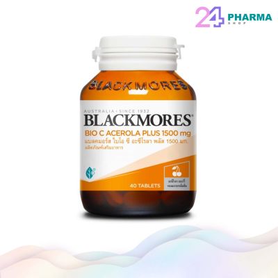 BLACKMORES ACEROLA PLUS (40เม็ด) แบลคมอร์ส ไบโอ ซี อะซีโรลา พลัส