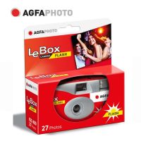 กล้องฟิล์ม AgfaPhoto LeBox CAMERA FLASH  ISO 400 27 ภาพ กล้องใช้แล้วทิ้ง