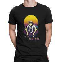 Eikichi Onizuka Retrowave เสื้อยืดสำหรับผู้ชายเสื้อยืดผ้าฝ้ายพิมพ์ลาย100% ใหม่ฤดูร้อนขายส่งตลก