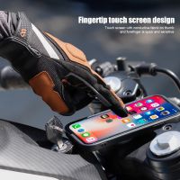 hotx【DT】 WEST BIKING Motorcycle Gloves Riding Cycling Reflective Breathable for Outdoor