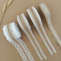 Lace linen lace decoration rolled bottle packaging material wedding arrangement handmade diy retro decorative belt