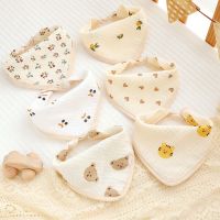 ♚ 1Pc Baby Bibs Towel Baby Face cloth Baby Bath Towel Handkerchief Cotton Burp Cloth Soft Absorbent Gauze Kindergarten Washcloth