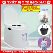 Bô Vệ Sinh Cho Người Già Toilet Di Động Nhựa Cao Cấp