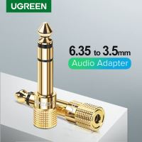 UGREEN Gold Plated 6.35mm Male to 3.5mm Female Stereo Audio Adapter (1 Pack)