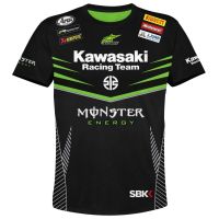 卍▤◐ เสื้อยืด พิมพ์ลาย team kawasaki 3 มิติ สําหรับผู้ชาย