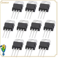 ZHIMUA 10pcs L7805CV เครื่องควบคุมแรงดันไฟฟ้า 5 V ค่ะ 1.5 A ตัวควบคุม5โวลต์ แถบเชิงเส้นตรง แถบเชิงเส้นตรง 220