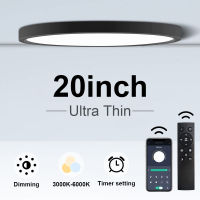 New 20inch Large Ceiling Lamp Led Light For Room Bedroom Smart Lamp Lighting Fixture Ultrathin Led Ceiling Light For Living Room