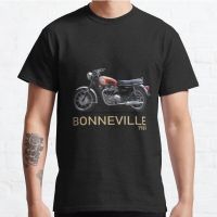 เสื้อยืดพิมพ์ลายแฟชั่น เสื้อยืดผ้าฝ้าย 100% พิมพ์ลาย Bonneville T120 1969 สําหรับ Bimota Gilera Bmw Jawa Triumph Husqvar