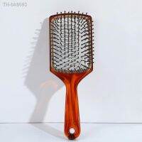 ☎ Amber Transparent Air Cushion Combs Women Scalp Massage Comb Hair Brush Hairdressing Tool Round head square head