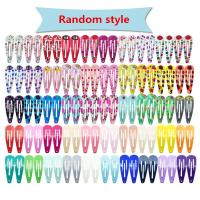 【jw】✔∈  50Pcs/Lot Korean Hair Accessories Cartoon Hairclip Color Clip Barrette for Kids