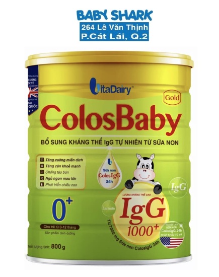 Colosbaby gold 0+ 800g hàng nguyên mã code hsd 4 2024 - ảnh sản phẩm 1