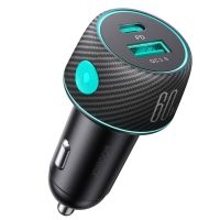 Joyroom JR-CCN01 Dual PD+QC3.0 Car Charger 60W หัวชาร์จรถ เทคโนโลยีชาร์จเร็ว หัวชาร์จรถ2ช่อง