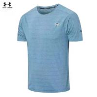 ใหม่ Under Armour เสื้อยืดแขนสั้นผู้ชายสำหรับเล่นกีฬาและพักผ่อน