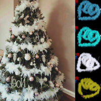 200mm Christmas Decoration Mall Bar Tops Ribbon Garland Xmas Tree Ornaments White Dark Green New Year Party Home Decor Supplies