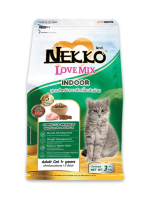 [ส่งฟรี] Nekko Love Mix Indoor เน็กโกะ เลิฟมิกซ์ แมวโตเลี้ยงในบ้าน รสไก่ 3kg rch-1