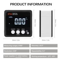 Updated Precision Digital Protractor Inclinometer Level Box Digital Angle Finder Bevel Box With Magnet Base