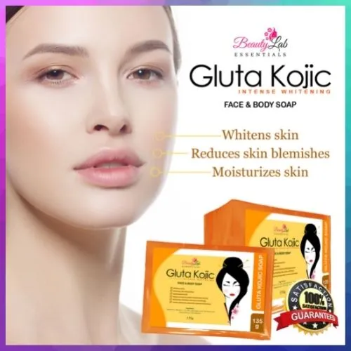 BeautyLab Essentials Gluta Kojic Soap 135 Grams Original. Vitamins