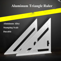 Aluminum Alloy 45 Degree Angle Ruler Triangle Ruler Multifunctional Thickening 200mm Decoration Tool Protractor Angle Ruler