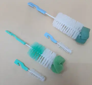 Glass & Jar Cleaning Brush With Foam Sponge Head