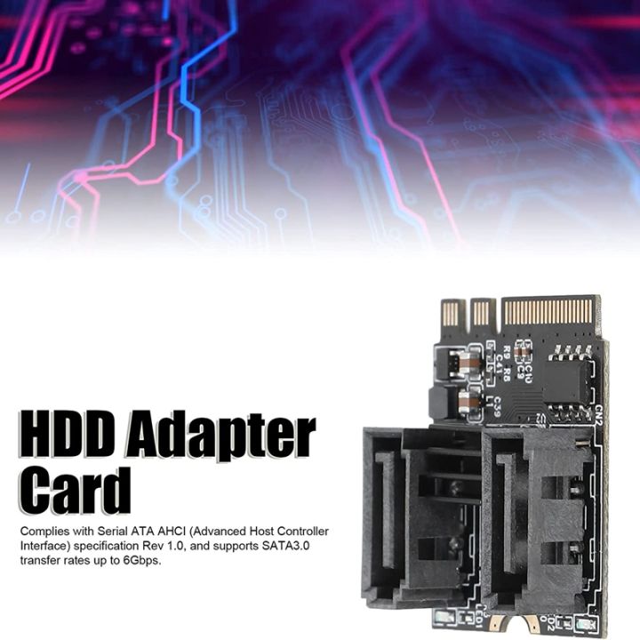 m2-to-sata3-0-expansion-card-key-a-e-wifi-m-2-to-sata-hard-disk-adapter-card-without-driver-installation-jmb582-chip