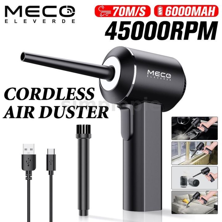 meco-เครื่องเป่าฝุ่นไร้สาย-45000rpm-usb-6000mah-สําหรับทําความสะอาดคีย์บอร์ด-แล็ปท็อป-พีซี-รถยนต