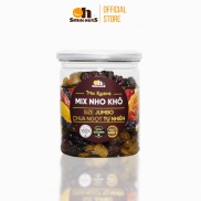 Nho Khô Mix 3 màu Chile Size Jumbo Smilenuts - Trọng lượng 250g 500g