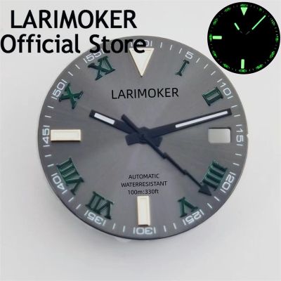 LARIMOKER 29Mm Gray Watch Dial Luminous Fit Case 36Mm 38Mm 39Mm 40Mm Case Fit NH35 Movement