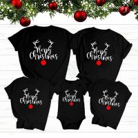 Funny Christmas Family Matching Shirts Daddy Mommy Kid Baby Merry Christmas T Shirts Xmas Family Outfits Clothes Christmas Gift