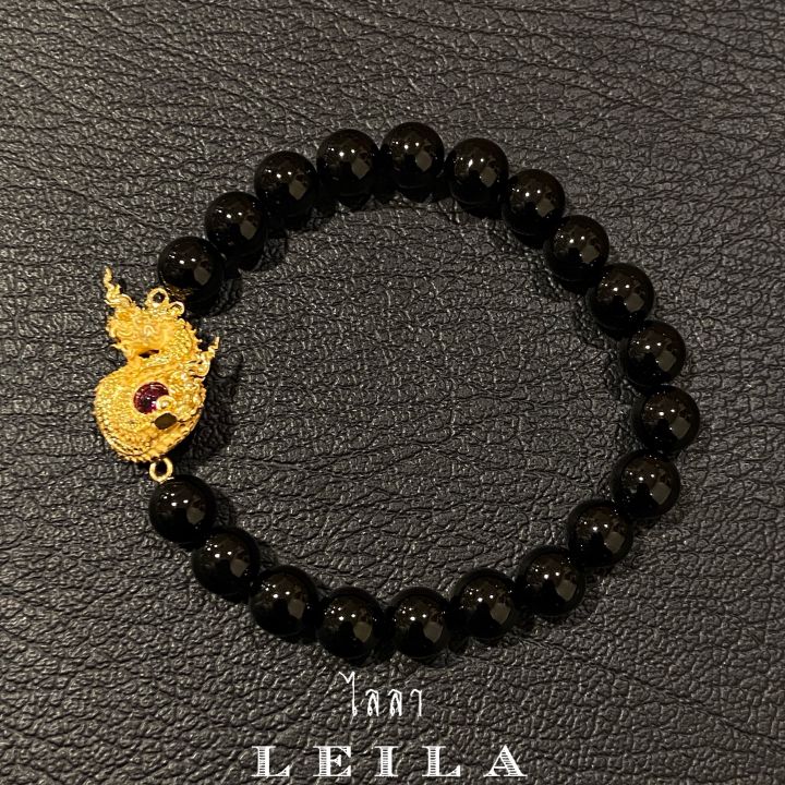 leila-amulets-มณีเศรษฐีนาคา-สีทองรับโชค-พร้อมกำไลหินฟรีตามรูป