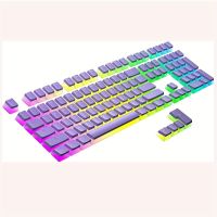 （Miss qis keycap） Keycaps OEM ปุ่มกด PBT Doubles โปรไฟล์แบบ Ansi/iso ออกแบบได้เองสำหรับ MX 104/98/87/68/61คีย์แป้นพิมพ์กล