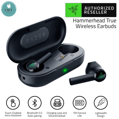 Razer Hammerhead True Wireless Earphones Bluetooth 5.0 IPX4 Touch Control TWS with Charging Case (หูฟังไร้สาย) / ร้าน TMT innovation