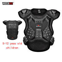 WOSAWE Kids Armor Body Chest Spine Protection Ourdoor Sports Skate Skiing Children Protective Vest Armor Gear veste moto enfant