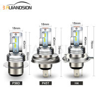 2ชิ้น Acdc 6-24โวลต์ P36D P45T Led C An BUS ไม่มีข้อผิดพลาดรถจักรยานยนต์ไฟหน้าหลอดไฟ2000LM 6000พันสีขาว Hilo Beam แสง H4รถยนต์รถบรรทุกโคมไฟ