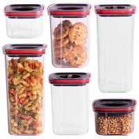 Cereal Storage Containers Airtight, Food Containers with Lids, Kitchen Storage Containers Can Keep Food Fresh