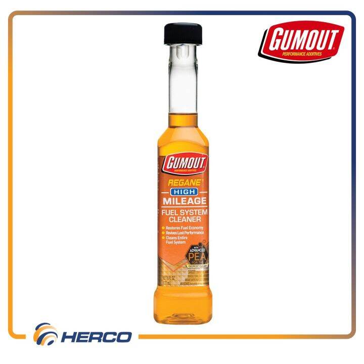 Gumout REGANE High Mileage Fuel System Cleaner (For Gasoline) with PEA