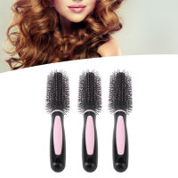 แปรงผมกลม 3 ชิ้น Slipless Curling Roll Comb แปรงจัดแต่งทรงผมสำหรับใช้ในบ้านสำหรับเป่าผมแห้ง