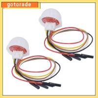 GOTORADE 2pcs BH1750 เซ็นเซอร์ไฟส่องสว่าง ดิจิตัล BH1750FVI ลูกบอลความเข้มของแสง โมดูลเซ็นเซอร์แสง DC 5V โมดูลเซ็นเซอร์ความเข้มของแสง Arduino สำหรับเด็ก