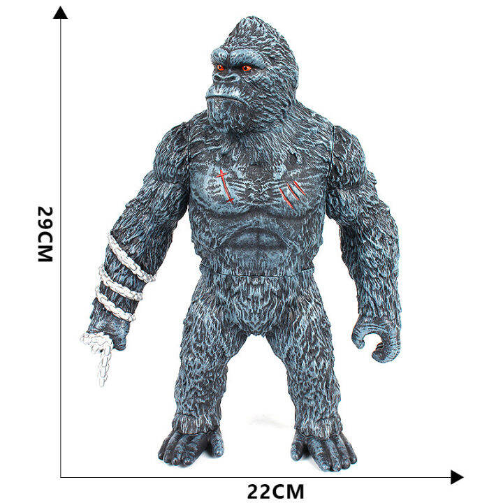 Large Mountain Gorilla King Kong Toys Realistic Hand Painted Gorilla