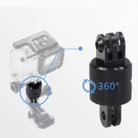 Action Camera Accessories Swivel Pivot Arm Mount 360 Degree Rotating Aluminum Swivel Arm Adapter for Insta360 One Rs GoPro 10 9