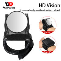 【CW】WEST BIKING Cycling Wristband Rear View Mirror HD Arm Back Mirror Wrist Strap Bicycle Motorbike Rear Reflector Riding Equipment