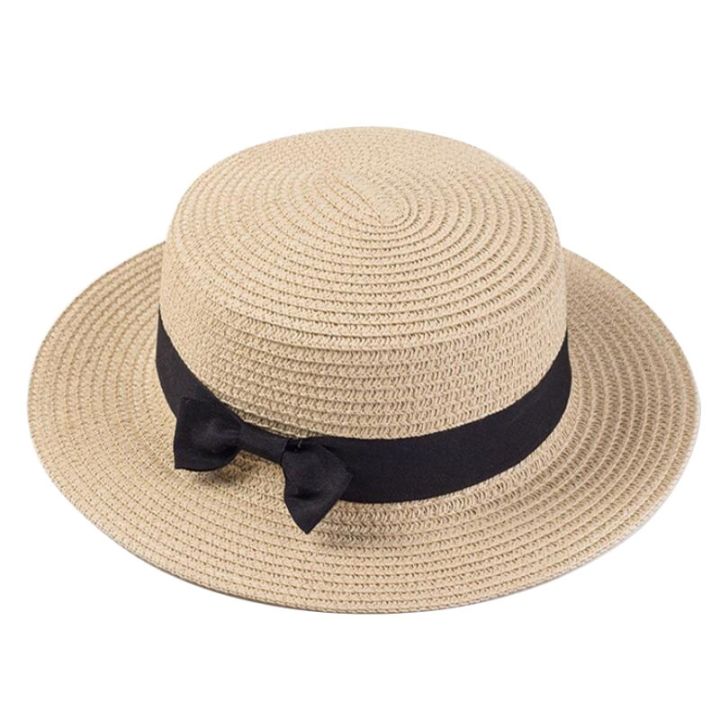 Cw】 Hats For Women Hat Ladies Fashion Flat Brom Panama Straw | Lazada.Vn