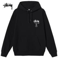 △✿❒ STUSSY เสื้อกันหนาว มีฮู้ด แบบผูกเชือก สําหรับผู้ชาย 3923658H