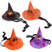 Web Witch Hat Elastic Hair Supplies Dog Pumpkin Bat Accessories Helloween