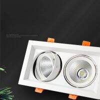 Super Bright Square Dimmable COB LED Recessed Downlight 10W20W 3000K4000K6000K Ceiling Spot Lamp AC110 220V Home Decor