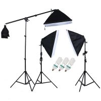 ( Pro+++ ) สุดคุ้ม ชุดไฟสตูดิโอ Softbox X3 1 Holder พร้อม Top Light และหลอดไฟ LED ราคาคุ้มค่า หลอด ไฟ หลอดไฟตกแต่ง หลอดไฟบ้าน หลอดไฟพลังแดด