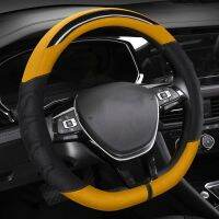 {Automobile accessories} สีคุณภาพสูงผสมพวงมาลัยรถยนต์เคสทนแดดคลุมมือให้ความรู้สึกดีสำหรับรถบรรทุก